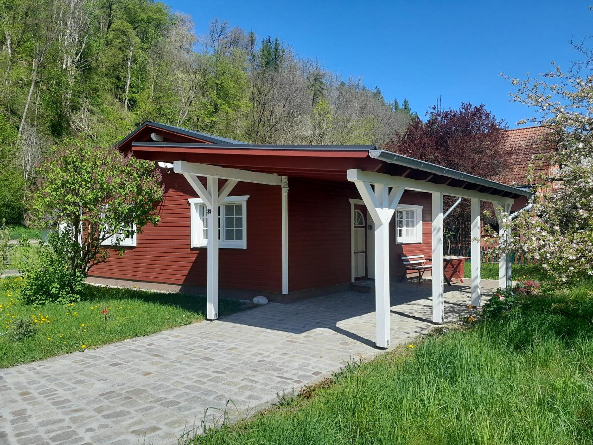 Ferienhaus Am Wald Wippra Esterno foto
